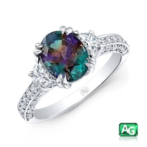 Alexandrite was discovered in Russian emerald mines located in the Ural Mountains.
