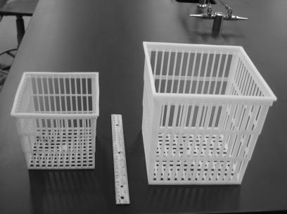 Test Tube Use and Disposal Baskets may be used on site for storage of tubed microbiological media.