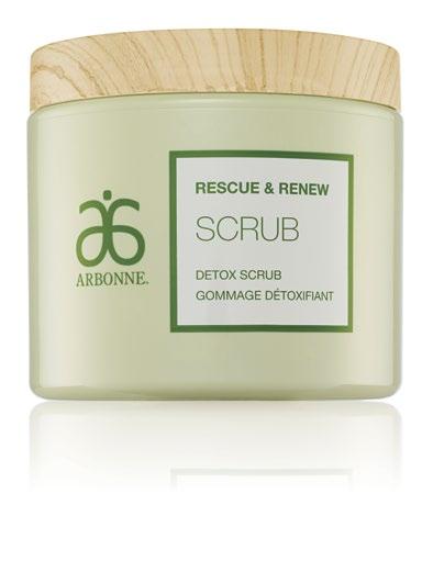 DETOX SCRUB Polishes away dry, dead surface cells and surface impurities caused by exposure to environmental aggressors Cleanses to combat the daily wear and tear of environmental exposure and