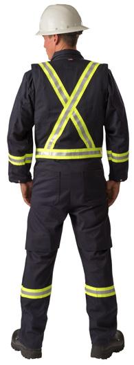 EV FLASHTRAP VENTED COVERALL AVAILABLE IN 3 COLORS & 1 FABRIC MADE IN CANADA / 2 SNAP FRONT