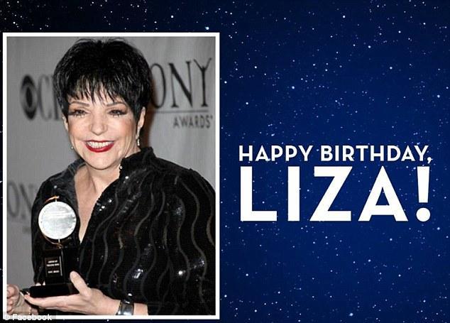 +11 Broadway star: 'Happy 70th birthday to one of #Broadway's leading ladies,' The Tony Awards wrote when sharing this photo on Instagram.