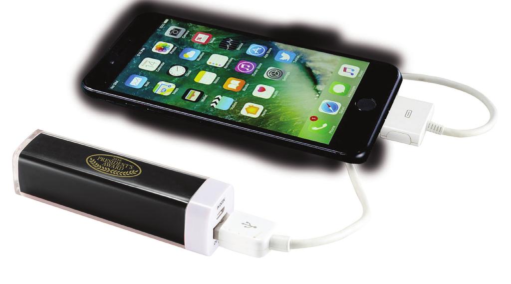 With a 2,200 mah Li-Ion Grade A battery and a 5V/1A output, this charger will fully charge an iphone giving you an additional 8 hours of talk time.
