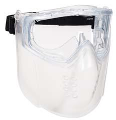 protection Entire assembly tested at ANSI/ISEA Z87.-200 faceshield impact speed (300 ft/sec) Soft, pliable goggle body helps ensure all-day comfort Fully adjustable FR-tested (CSA Z94.