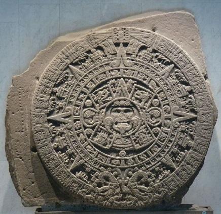 Templo Mayor b) Calendar Stone The Sun Stone Basalt Carving Reflected cyclic nature of time Very representative of sacrifice Snakes on outer ring make time happen Prophesizing