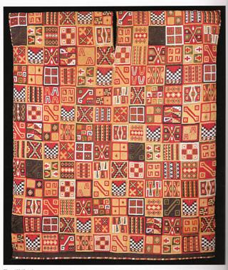 All-T oqupu Tunic 1450-1540 CE Camelid fiber & cotton (alpaca) Color, Pattern, Rhythm, Shape.