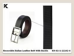 LEATHER BELTS Reversible Italian Leather Belt Reversible Italian