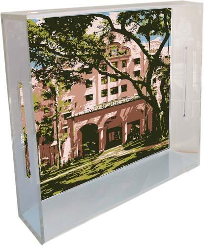 tray. This tray makes a perfect gift to highlight your resort, hotel, or