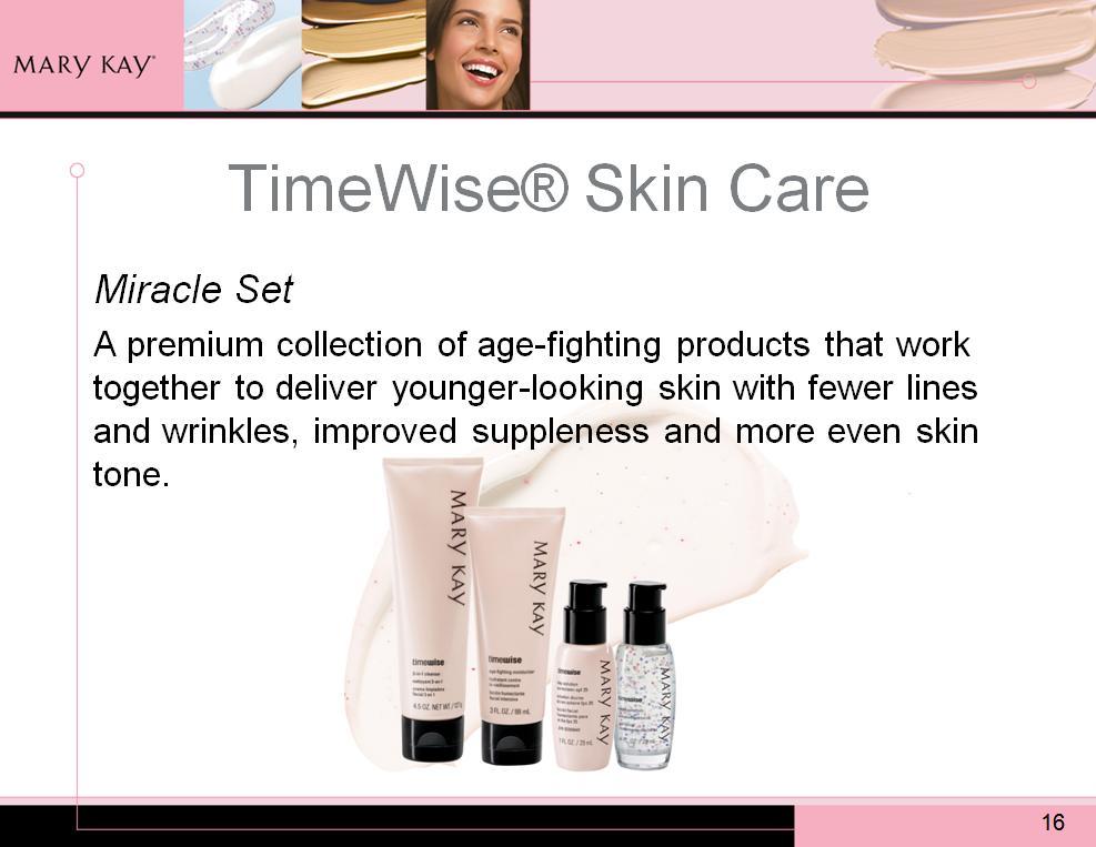 Because they work together to maximize the anti-aging benefits, be sure to tell your customers about the Miracle Set.