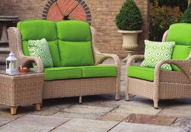 High Backed comfort for lounging outside. CANTERBURY LOUNGING This lounging set really delivers outstanding levels of comfort and relaxation with a stylish and timeless design.