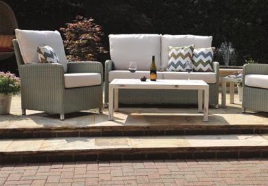 PART OF THE COLLECTION Chic and elegant outdoor lounging. STRATFORD The Stratford Lounging and Dining range is woven in a beautiful Hedgerow. Also available in Pale French Grey to order.