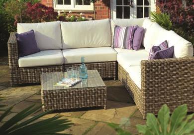 A versatile outdoor lounging solution. ARDÈCHE This natural looking Kubu Effect range offers numerous lounging options.