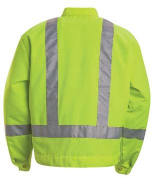 be worn with zip-in/zip-out liner LN30BK ANSI 107-2004 Class 2 Level 2 Compliant 7.5 oz.