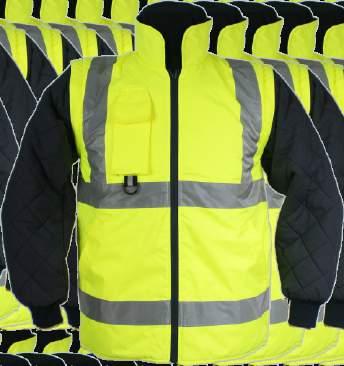 SAFETY WORKWEAR COLLECTION SLD401 HI-VIS TRAFFIC PARKA 4 IN 1 Outer