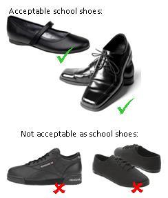 5.7 Canvas pumps will not be acceptable as school shoes or for use in Physical Education lessons. Please consider the Academy rules when purchasing shoes advertised by some stockists as school shoes.
