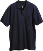 Short-sleeved polo shirt in strong piqué. Size S-4XL.