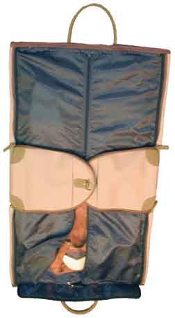 sliding nylon zippers Suiter Duffel This ingenious suit bag