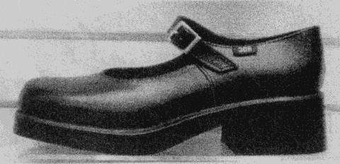 The first two shoes do not offer protection for the top of the foot and the heel is too high.