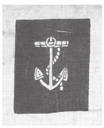 Stenciled rating on cotton cloth. Black background for winter uniform, Rare.... 60.00 8,9 10, 11 12 13 14 15 16 17 18 19 WW2 U.S. NAVY PETTY OFFICER RATING BADGES.