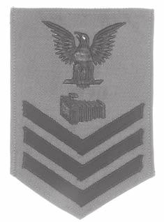 Eagle with camera & 3 stripes... 6.50 NA17 AVIATION METALSMITH, 3rd CLASS. Eagle with winged crossed hammers & 1 stripe... 5.