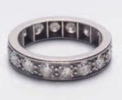 8mm estimated to weigh 0.75cts in platinum eight claw setting. 700-900. 175.