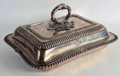 SILVER PLATED TWIN HANDLED TRAY engraved with