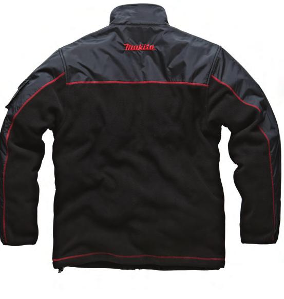 Available from March AVT Fleece Anti-pill fleece jacket with contrast panels.