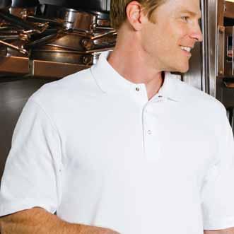 NOW SERVING SNAP BUTTON SHIRTS, IDEAL FOR FOOD SERVICE PROFESSIONALS Men s 7 oz.
