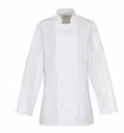 Ladies Long Sleeve Chef s Jacket PR67 Long sleeve    95gsm. XS to XL as listed below 85 WASH 0