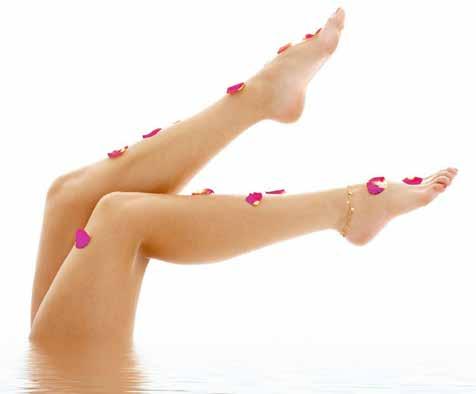 WAXING FOR A SLEEK LOOK Hair removal lasts approximately 4-6 weeks depending on strength of hair growth. Regular treatments lessen re-growth and make hair finer to the touch. Full leg wax.