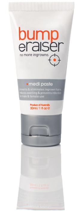 Prevents ingrown hairs from developing and soothes shaving rash.