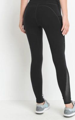 LVLG110S-V Tandy Leggings with Mesh Pockets These leggings feature a