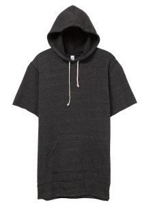 Pullover Hoodie eco-jersey kangaroo pocket side slit double needle stitching detail made with U.S.A.