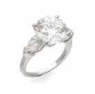 502 alternate view 501 501 A Platinum and Diamond Ring, Graf, containing one round brilliant cut diamond weighing approximately 5.