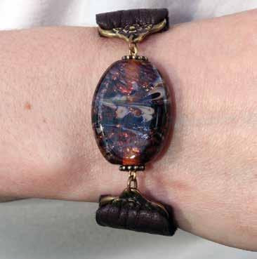 The generously sized glass beads are an impressive centerpiece on these comfortable bracelets. Create it, wear it, love it! 11560 Kalico Kitty $59.50 Vasa Murrhina... a term which means vessel of gems.