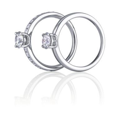 Its innovative open, low setting heralds a brilliant four-prong-set solitaire.