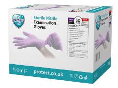 Examination Gloves Sterile Nitrile Examination Gloves Powder Free Individually packaged, high