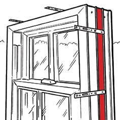 1 It s important to pack under the two corners of the sill directly below the jambs this then allows the dead load to be transferred directly to structure without bowing the sill.
