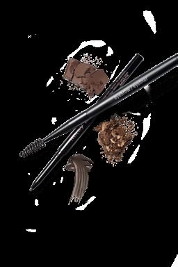 * Lash & Brow Building Serum, $44 2 GROOM. Sweep brows up with a brow brush, and trim longer hairs to your natural shape. Then brush brows in the direction the hair grows to soften and groom.