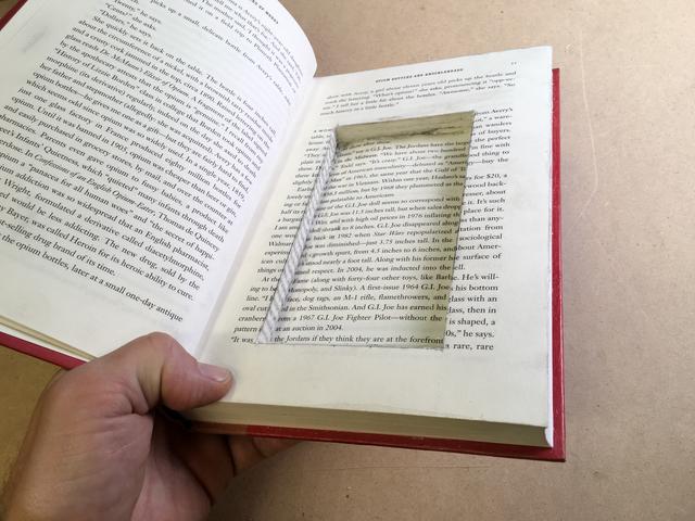Your hollow book is ready for use!