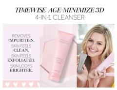 SECTION 2 TimeWise Age Minimize 3D 4-In-1 Cleanser 6 MINUTES 1 Are you ready to pamper your face? Great!
