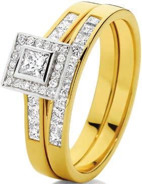 $1,799 0.30ct of Diamonds in 18ct Two Tone Gold.