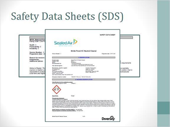 1.17 SDS - Section 16 Section 16 identifies the version and date the SDS was prepared, as well as