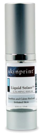 Skinprint Liquid Solace Calming Serum with BioJuv CALM Complex BioJuv CALM Complex For Redness Reduction & Skin Calming This proprietary complex contains a unique combination of ingredients in very