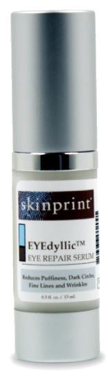 Skinprint EYEdyllic Eye Serum with BioJuv YC Complex BioJuv YC Complex BioJuv EYE Complex addresses all eye area problems in one active serum; puffiness, dark circles and fine lines.