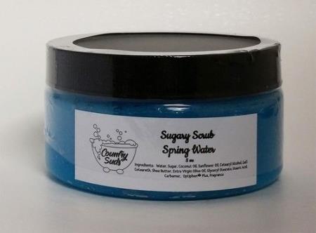 Sugary Scrub Our Sugary Scrubs will clean and exfoliate your skin leaving it softer and help to maintain