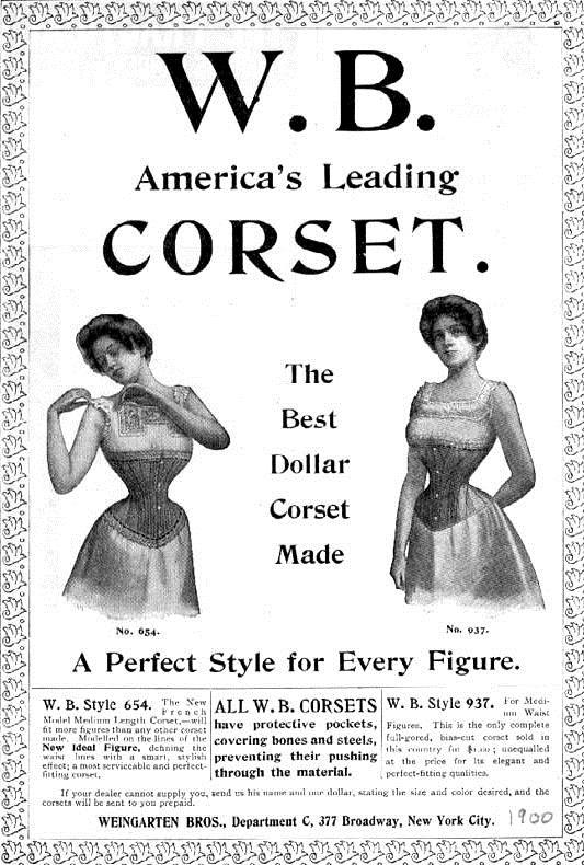 1890 s The exaggerated hourglass was the silhouette style of this decade.