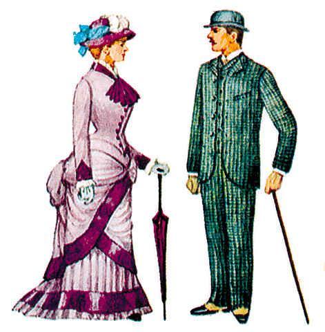 1900 s Men Fashion The three-piece suit for gentlemen was introduced.