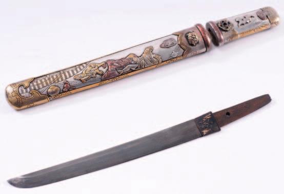 118 404 A Japanese tanto, with 27cm.