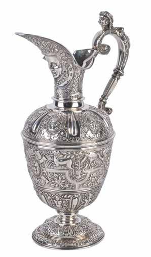 Lot 263 London silver jug, dated 1840,