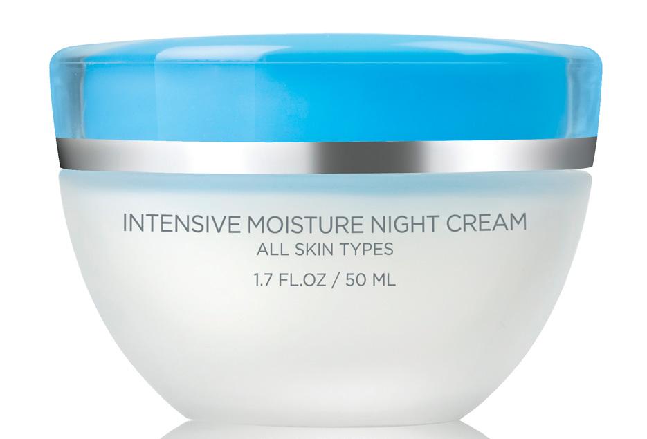 INTENSIVE MOISTURE NIGHT CREAM This cream is designed to nourish the skin all night with a unique combination of Dead Sea minerals and herbal
